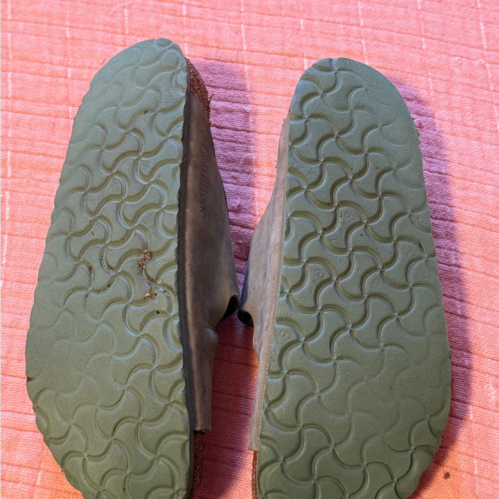 Birkenstock light green big Buckle Sandals - Picture 4 of 4